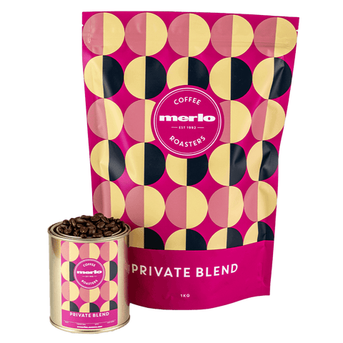 merlo coffee private bag and tins